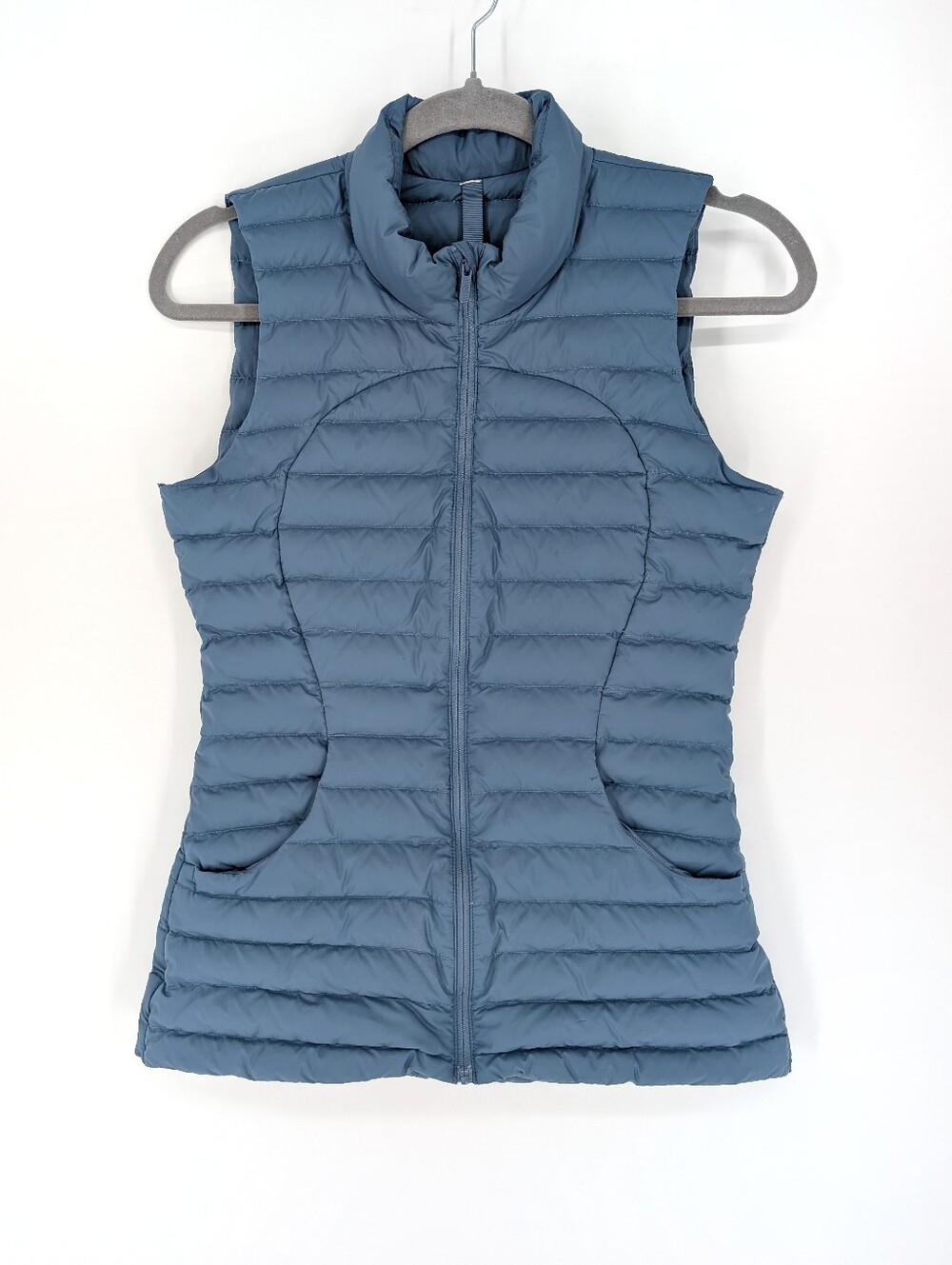 Lululemon Pack It Down Again Vest Utility Blue Goose Down Size 4 W4AXFS - Picture 3 of 11